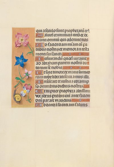 女王イザベラカトリック、スペイン女王の時間：フォル。 123v、c。 1500。 作： Master of the First Prayerbook of Maximillian