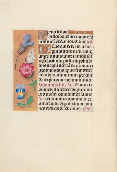 女王イザベラカトリック、スペイン女王の時間：フォル。 124v、c。 1500。 作： Master of the First Prayerbook of Maximillian