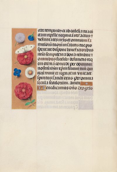 女王イザベラカトリック、スペイン女王の時間：フォル。 130v、c。 1500。 作： Master of the First Prayerbook of Maximillian