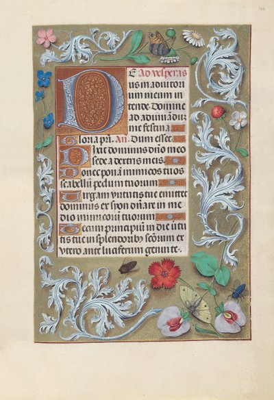 女王イザベラカトリック、スペイン女王の時間：フォル。 147r、c。 1500。 作： Master of the First Prayerbook of Maximillian