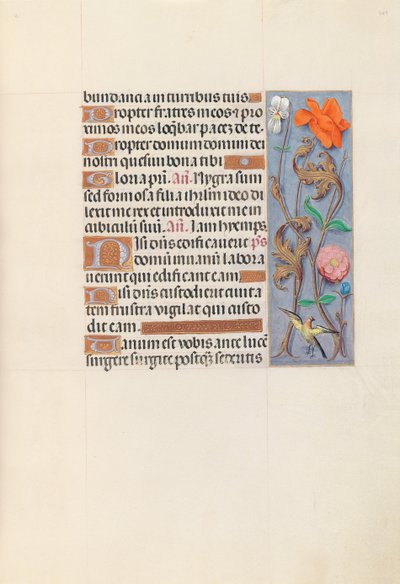 女王イザベラカトリック、スペイン女王の時間：フォル。 149r、c。 1500。 作： Master of the First Prayerbook of Maximillian