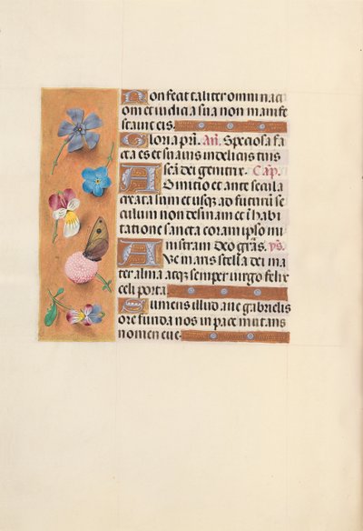 スペイン女王イザベラ女王の時間：フォル。 150v、c。 1500。 作： Master of the First Prayerbook of Maximillian