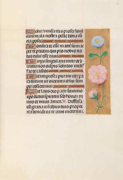スペインの女王、カトリックのイザベラ女王の時間：Fol。 151r、c。 1500。 作： Master of the First Prayerbook of Maximillian