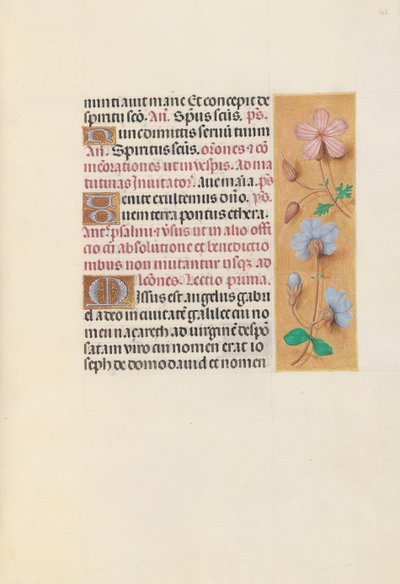 スペイン女王イザベラ女王の時間：フォル。 162r、c。 1500。 作： Master of the First Prayerbook of Maximillian