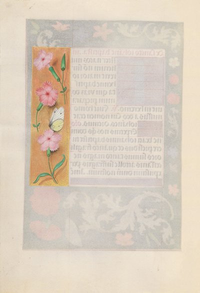 スペイン女王イザベラの時間：  フォル170v 作： Master of the First Prayerbook of Maximillian