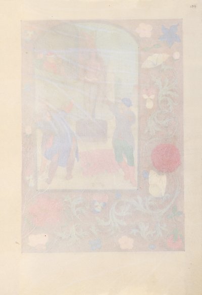 女王イザベラカトリック、スペイン女王の時間：フォル。 177r、c。 1500。 作： Master of the First Prayerbook of Maximillian