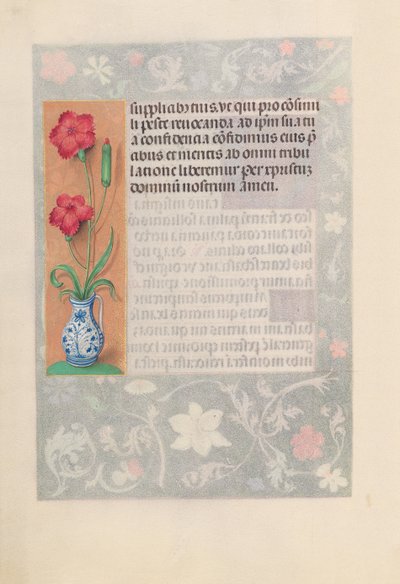 スペイン女王イザベラ女王の時間：フォル。 178v、c。 1500。 作： Master of the First Prayerbook of Maximillian