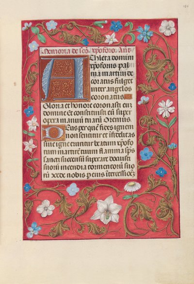 女王イザベラカトリック、スペイン女王の時間：フォル。 180r、c。 1500。 作： Master of the First Prayerbook of Maximillian