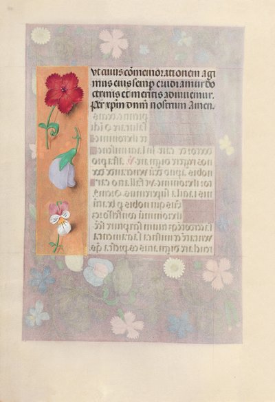 女王イザベラカトリック、スペイン女王の時間：フォル。 186v、c。 1500。 作： Master of the First Prayerbook of Maximillian