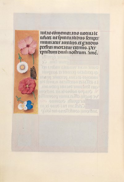 女王イザベラカトリック、スペイン女王の時間：フォル。 188v、c。 1500。 作： Master of the First Prayerbook of Maximillian