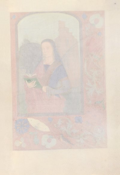 女王イザベラカトリック、スペイン女王の時間：フォル。 191r、c。 1500。 作： Master of the First Prayerbook of Maximillian