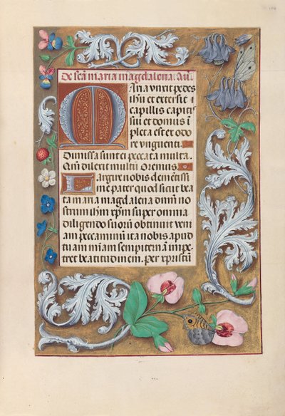 スペイン女王イザベラ女王の時間：フォル。 194r、c。 1500。 作： Master of the First Prayerbook of Maximillian