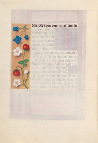 女王イザベラカトリック、スペイン女王の時間：フォル。 198v、c。 1500。 作： Master of the First Prayerbook of Maximillian