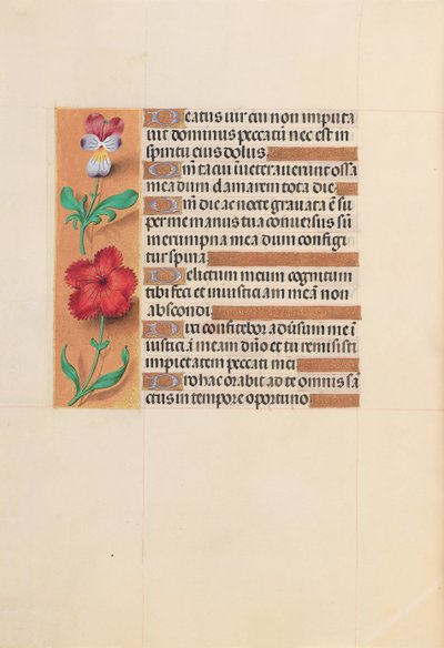 女王イザベラカトリック、スペイン女王の時間：フォル。 201v、c。 1500。 作： Master of the First Prayerbook of Maximillian