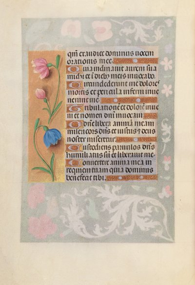 女王イザベラカトリック、スペイン女王の時間：フォル。 220v、c。 1500。 作： Master of the First Prayerbook of Maximillian