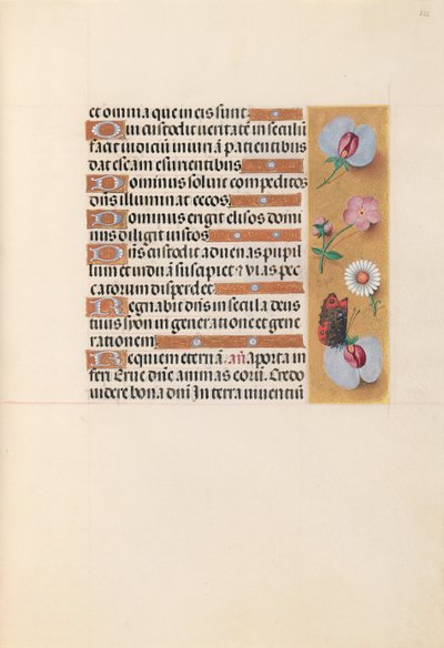 女王イザベラカトリック、スペイン女王の時間：フォル。 225r、c。 1500。 作： Master of the First Prayerbook of Maximillian