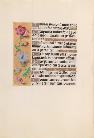 女王イザベラカトリック、スペイン女王の時間：フォル。 230v、c。 1500。 作： Master of the First Prayerbook of Maximillian