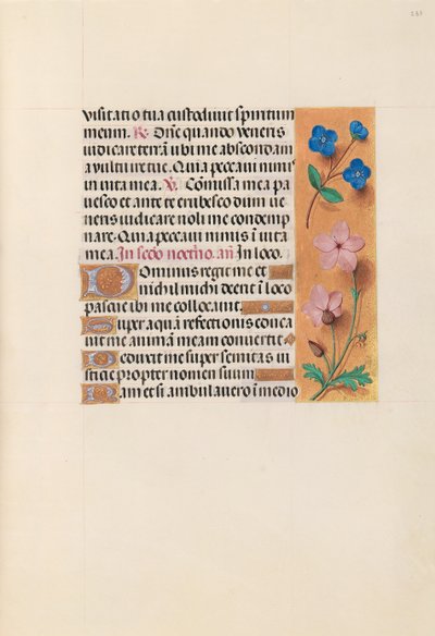 スペイン女王イザベラ女王の時間：フォル。 233r、c。 1500。 作： Master of the First Prayerbook of Maximillian