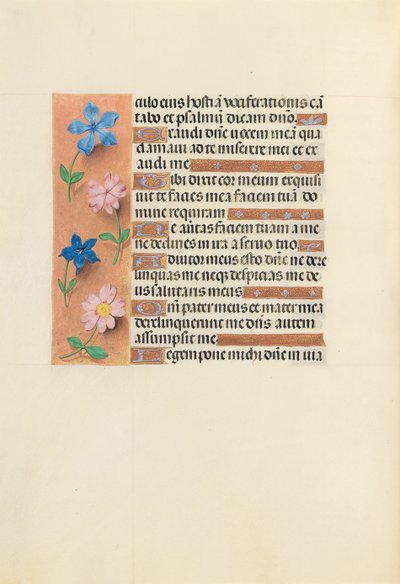 スペイン女王イザベラ女王の時間：フォル。 236v、c。 1500。 作： Master of the First Prayerbook of Maximillian
