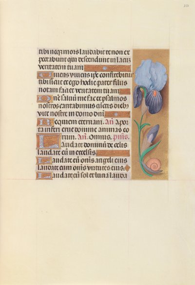 スペイン女王イザベラ女王の時間：フォル。 252r、c。 1500。 作： Master of the First Prayerbook of Maximillian