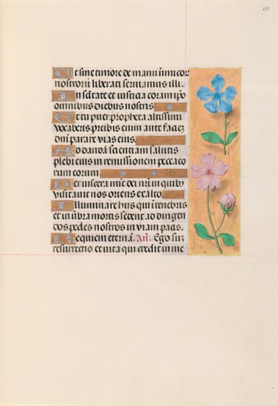 女王イザベラカトリック、スペイン女王の時間：フォル。 255r、c。 1500。 作： Master of the First Prayerbook of Maximillian