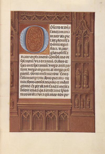 スペイン女王イザベラ女王の時間：フォル。 258r、c。 1500。 作： Master of the First Prayerbook of Maximillian