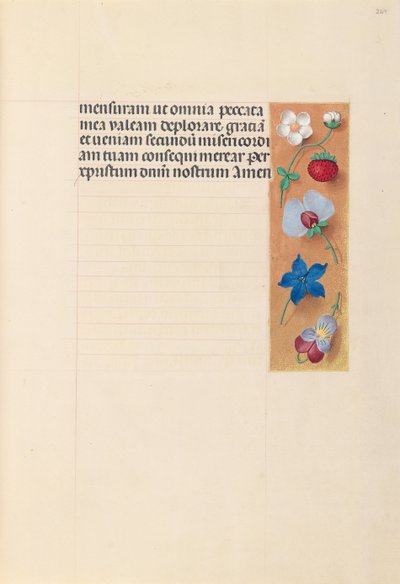 女王イザベラカトリック、スペイン女王の時間：フォル。 269r、c。 1500。 作： Master of the First Prayerbook of Maximillian