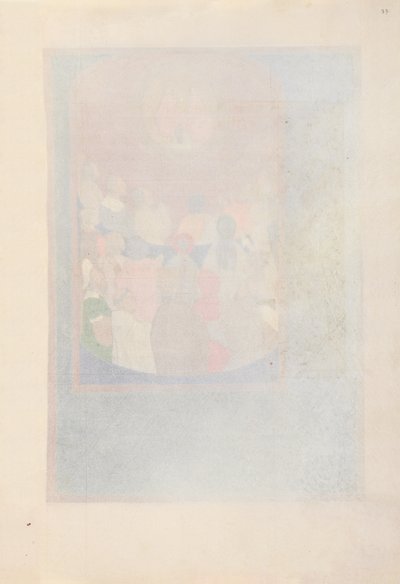 スペイン女王イザベラ女王の時間：フォル。 37r、c。 1500。 作： Master of the First Prayerbook of Maximillian