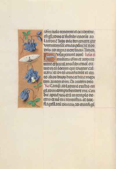スペイン女王イザベラ女王の時間：フォル。 54v、c。 1500。 作： Master of the First Prayerbook of Maximillian
