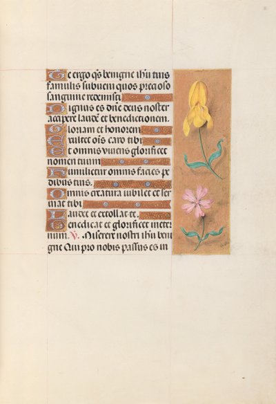 女王イザベラカトリック、スペイン女王の時間：フォル。 56r、c。 1500。 作： Master of the First Prayerbook of Maximillian