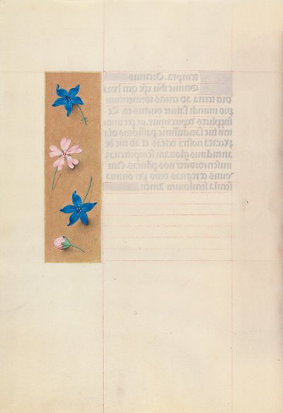 スペイン女王イザベラ女王の時間：フォル。 65v、c。 1500。 作： Master of the First Prayerbook of Maximillian