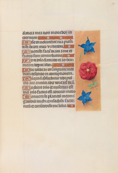 スペイン女王イザベラ女王の時間：フォル。 74r、c。 1500。 作： Master of the First Prayerbook of Maximillian