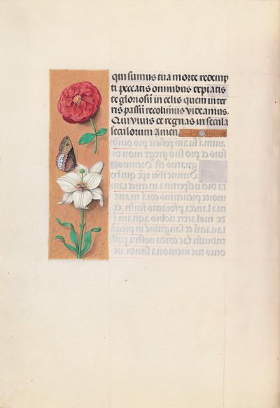 女王イザベラカトリック、スペイン女王の時間：フォル。 76v、c。 1500。 作： Master of the First Prayerbook of Maximillian