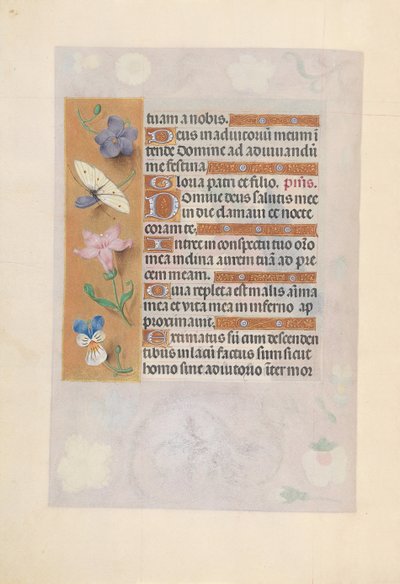 スペインの女王、カトリックのイザベラ女王の時間：Fol。 77v、c。 1500。 作： Master of the First Prayerbook of Maximillian