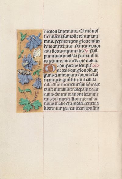 スペイン女王イザベラ女王の時間：フォル。 83v、c。 1500。 作： Master of the First Prayerbook of Maximillian