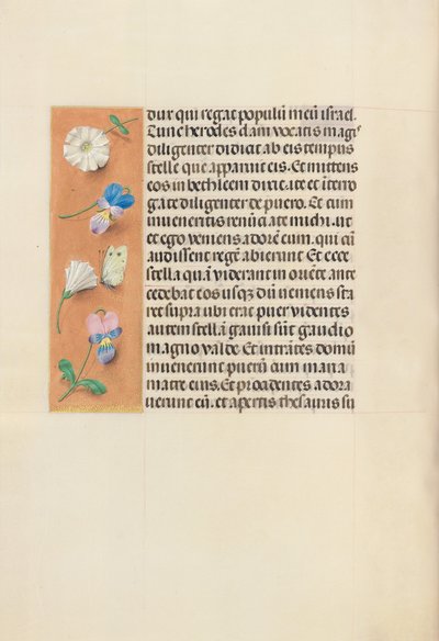 スペイン女王イザベラの時間：  フォル95v 作： Master of the First Prayerbook of Maximillian