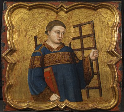 セントローレンス、1335年頃（パネルにテンペラと金箔） 作： Master of the Fogg Pieta