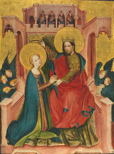 聖母の戴冠式 作： Master of the Fröndenberg Altarpiece