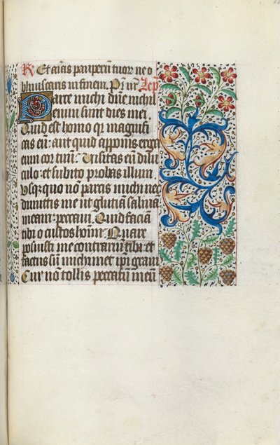 時祷書（ルーアン使用）：フォール115r 作： Master of the Geneva Latini