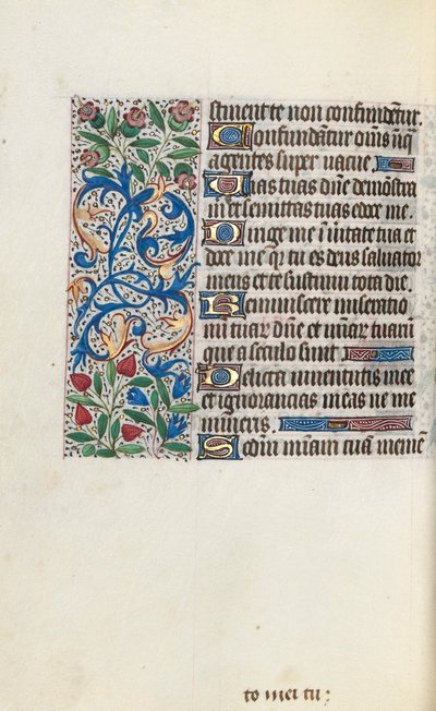 時祷書（ルーアン使用）：フォール118v 作： Master of the Geneva Latini