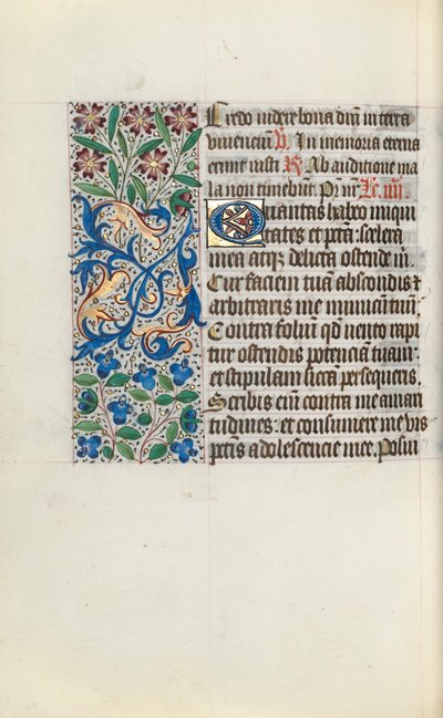 時祷書（ルーアン使用）：フォール122v 作： Master of the Geneva Latini