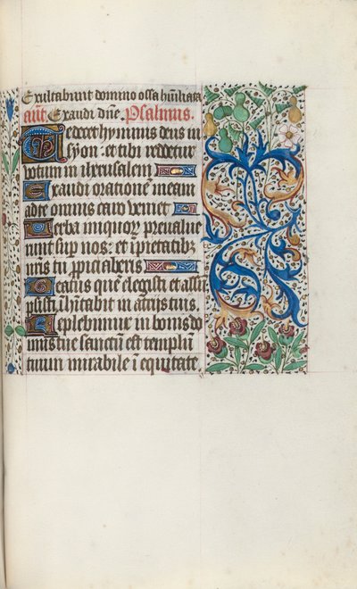 時祷書（ルーアン使用）：フォール136r 作： Master of the Geneva Latini