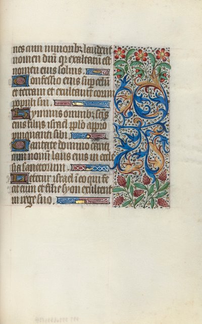 時祷書（ルーアン使用）：フォール142r 作： Master of the Geneva Latini