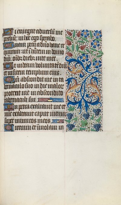 ルーアンの時間使用法：fol。 121r、c。 1470。 作： ジュネーヴ・ラティーニのマスター
