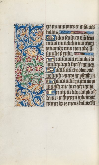 時間の本 Rouen の使用: fol. 125v、c。 1470年。 作： Master of the Geneva Latini