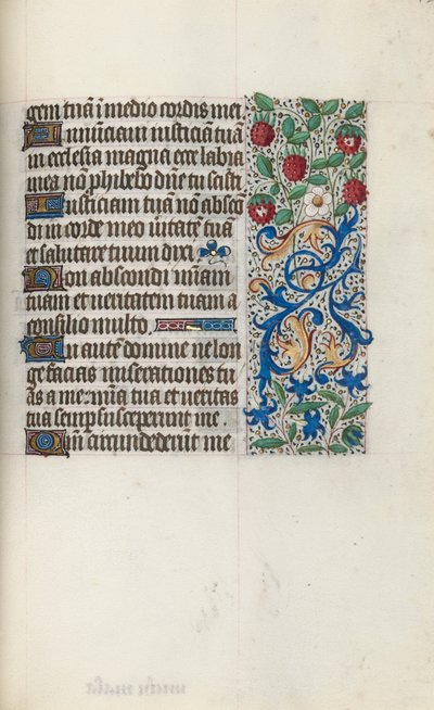 ルーアンの時間使用法：fol。 126r、c。 1470。 作： ジュネーヴ・ラティーニのマスター