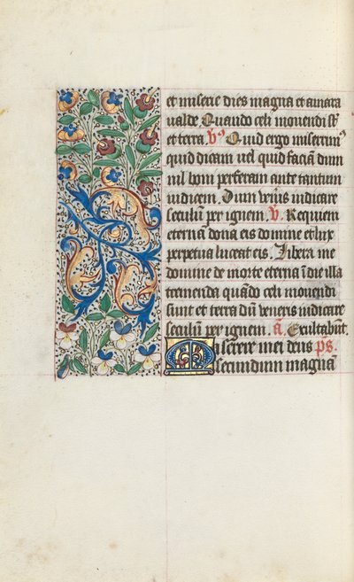 ルーアンの時間使用法：fol。 133v、c。 1470。 作： Master of the Geneva Latini