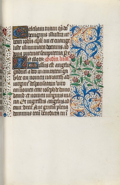 時間の本 Rouen の使用: fol. 141r、c。 1470年。 作： Master of the Geneva Latini