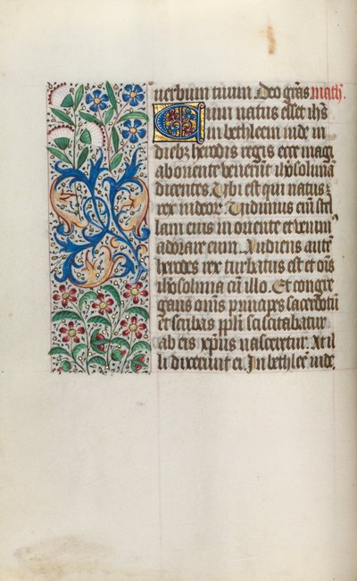 ルーアンの時間使用法：fol。 16v、c。 1470。 作： Master of the Geneva Latini