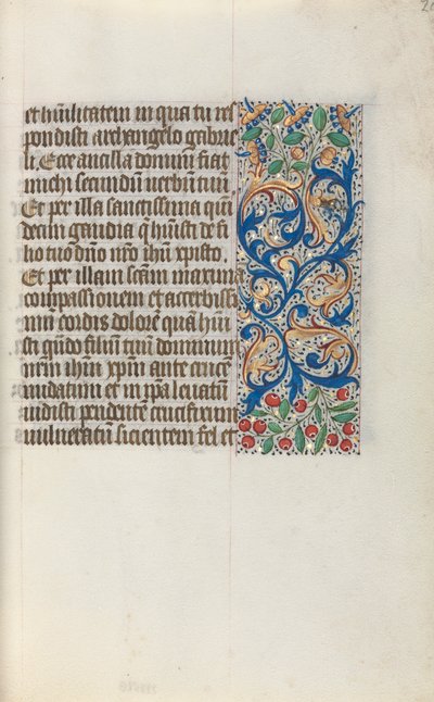 ルーアンの時間使用法：fol。 20r、c。 1470。 作： ジュネーヴ・ラティーニのマスター